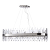 Visconte Coco Large Oval Ceiling Pendant - Satin Nickel