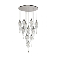 Visconte Efendee 18 Light Ceiling Pendant - Chrome