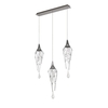 Visconte Efendee 3 Light Ceiling Pendant Bar - Chrome