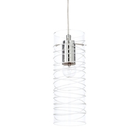 Visconte Fillo 1 Light Ceiling Pendant Light - Chrome