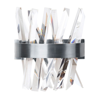 Visconte Flusso 1 Light Wall Light - Satin Nickel