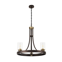 Visconte Gotica 3 Light Ceiling Pendant - Bronze