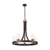 Visconte Gotica 5 Light Ceiling Pendant - Bronze