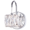 Visconte Ice 1 Light Pendant Wall Light - Chrome