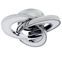 Visconte Infinity LED Wall or Flush Ceiling Light - Chrome