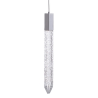 Visconte Krypto-Lampada 1 Light Ceiling Pendant - Chrome