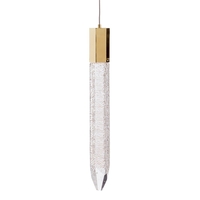 Visconte Krypto-Lampada 1 Light Ceiling Pendant - Gold