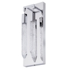 Visconte Krypto-Lampada 2 Light Wall Light - Chrome