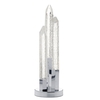 Visconte Krypto-Lampada 3 Light Table Lamp - Chrome