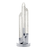 Visconte Krypto-Lampada 3 Light Table Lamp - Chrome