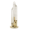 Visconte Krypto-Lampada 3 Light Table Lamp - Gold