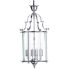 Visconte Lancashire Medium 4 Light Ceiling Pendant Lantern - Chrome