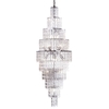 Visconte Long Island 24 Light 10 Tier Chandelier - Chrome