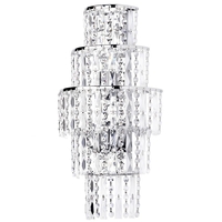 Visconte Long Island 3 Light 5 Tier Wall Light - Chrome