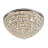 Visconte Maine 12 Light Large Flush Ceiling Light - Chrome