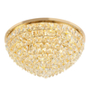 Visconte Maine 12 Light Large Flush Ceiling Light - Gold