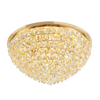 Visconte Maine 12 Light Large Flush Ceiling Light - Gold
