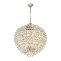 Visconte Maine 16 Light Crystal Chandelier - Chrome