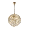 Visconte Maine 6 Light Crystal Ceiling Pendant - Gold