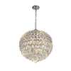 Visconte Maine 9 Light Crystal Ceiling Pendant - Chrome