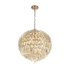 Visconte Maine 9 Light Crystal Ceiling Pendant - Gold