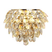 Visconte Maine Crystal Wall Light - Gold