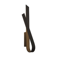Visconte Marioni Ribbon Style LED Wall Light - Anthracite