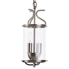 Visconte Salisbury 2 Light Ceiling Pendant Lantern - Antique Brass
