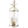 Visconte Salisbury 2 Light Ceiling Pendant Lantern - Polished Brass