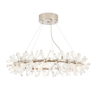 Visconte Scafati 15 Light Ceiling Pendant - Satin Nickel