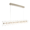 Visconte Scafati 18 Light Ceiling Pendant Bar - Satin Nickel