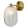 Visconte Scala 1 Light Wall Light - Brass