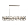 Visconte Scoppio de Stelle 14 Light Oblong Crystal Ceiling Pendant - Chrome