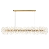 Visconte Scoppio de Stelle 14 Light Oblong Crystal Ceiling Pendant - Gold