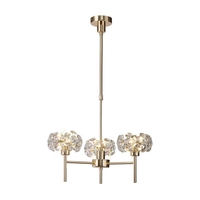 Visconte Scoppio de Stelle 3 Light Ceiling Pendant - Gold