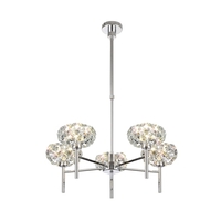 Visconte Scoppio de Stelle 5 Light Ceiling Pendant - Chrome