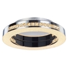 Visconte Spark LED Circular Flush Ceiling Light - Chrome