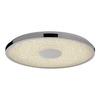 Visconte Spirale Flush 48cm LED Remote Control Ceiling Light - Chrome