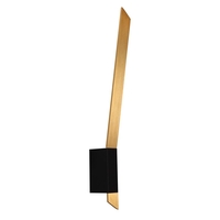Visconte Strasbourg LED Wall Light - Black and Gold