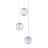 Visconte Tutti 3 Light Round Cluster Pendant - Gold