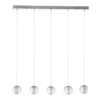 Visconte Tutti 5 Light Pendant Bar - Chrome