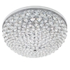 Visconte Vetro 4 Light Semi Flush Ceiling Light - Chrome