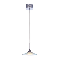 Visconte Zaffiro 1 Light LED Ceiling Pendant Light - Chrome
