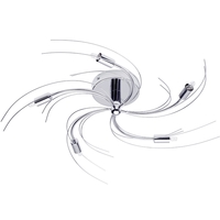 Vortex 5 Light Semi Flush Ceiling Light - Chrome