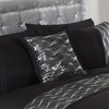 Waves Boudoir Cushion - Black