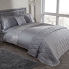 Waves King Size Duvet Set - Silver
