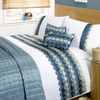 Waves Single Duvet Cover Set C/Teal
