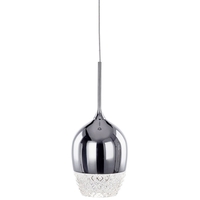 Wine Glass Light Pendant Visconte Goblet Chrome