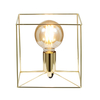Wire Frame Table Lamp - Brass