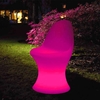 Xantian LED Outdoor Light Up Dining Chair - Pink